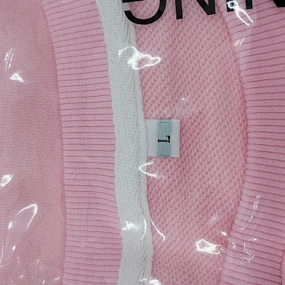 Pink Santa Wine Glass Sweatshirt New - Picture 9 of 15